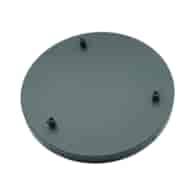 3 metal round rozeta black ceiling rose