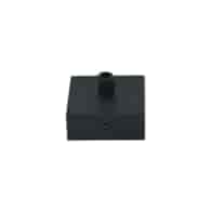 1 metal square rozeta black ceiling rose