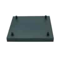 4 metal square rozeta black ceiling rose