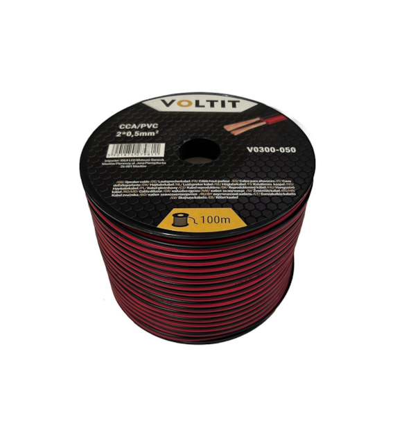 Speaker cable CCA 2x0.5mm2