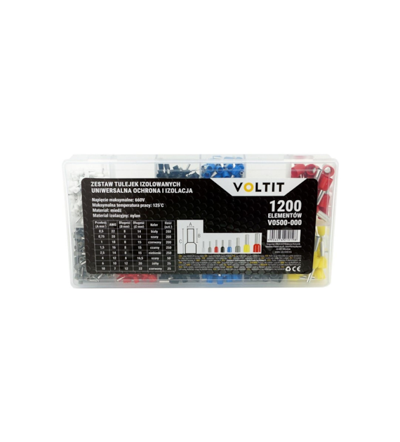 Insulated sleeve 8 sizes 1200 pieces