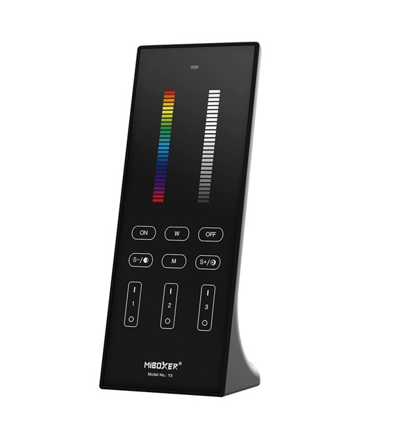 Mi-light Pilot pionowy RGB+CCT RF 3 strefy czarny